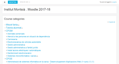 Desktop Screenshot of moodle.iesmontsia.org